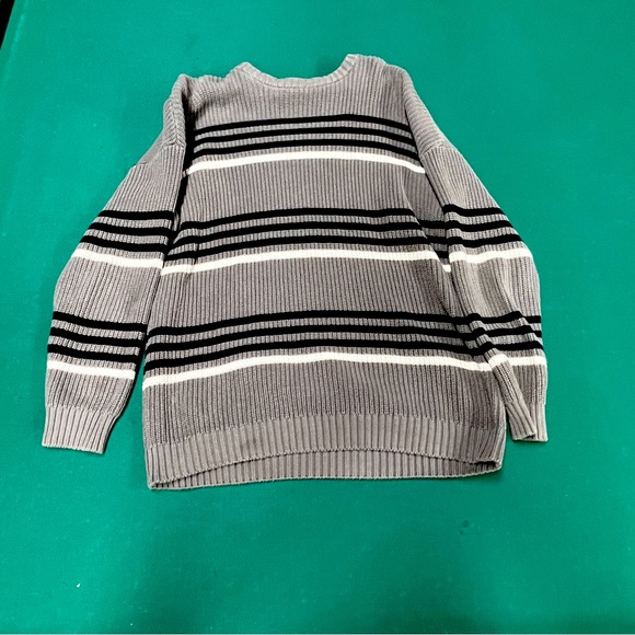 Zara Striped Knit Sweater - Picture 1 of 3